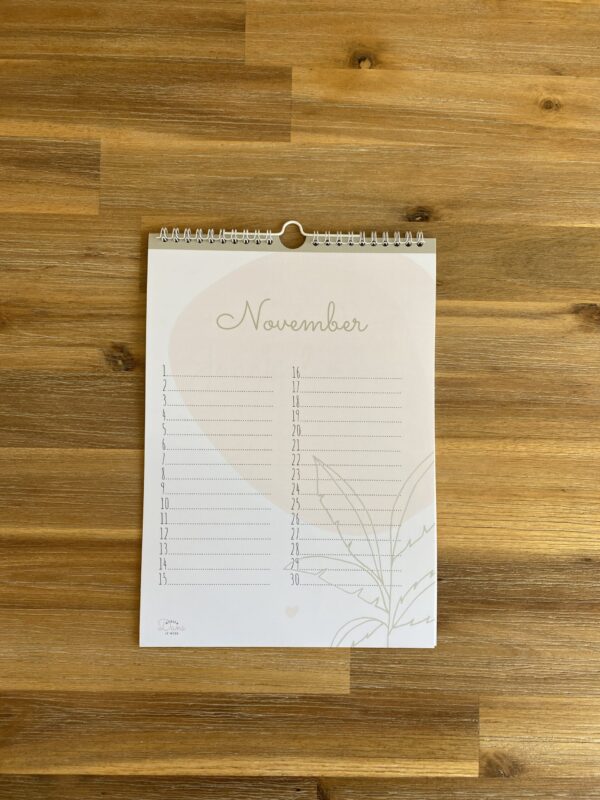 Jaarkalender Vrolijk | Pastel