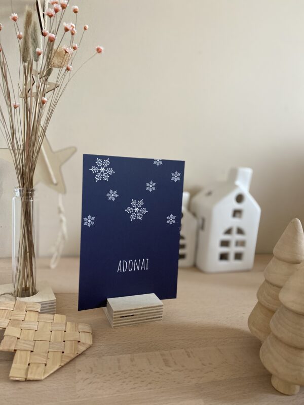 Kerstkaart Adonai