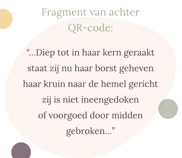 Laat je raken + Poëzie achter QR-code - Afbeelding 2