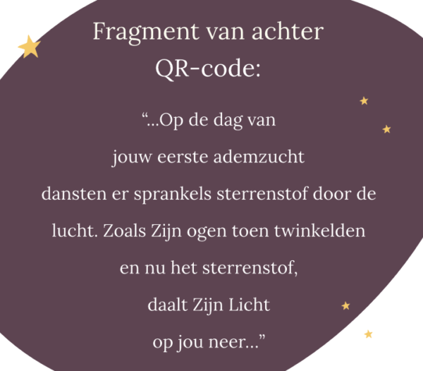 Sterrenstof + Poëzie achter QR-code - Afbeelding 2